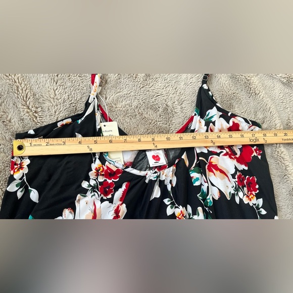 Buenos Ninos Floral V neck Maxi Dress Boho Printed Sz M adjustable straps NWT - Picture 10 of 11